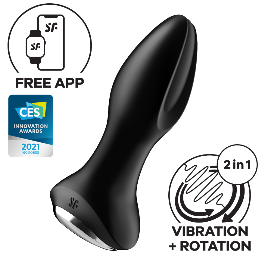 Breathtaking Satisfyer Rotator Plug 2+ Connect App - Trendy